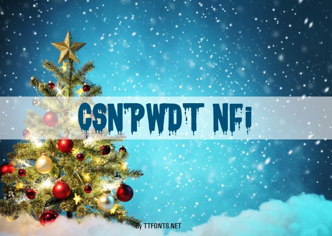 CSNPWDT NFI example